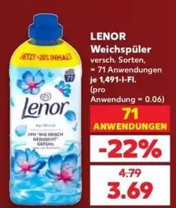 Kaufland LENOR Weichspüler Angebot