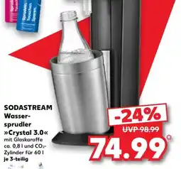 Kaufland SODASTREAM Wasser-sprudler »Crystal 3.0« Angebot