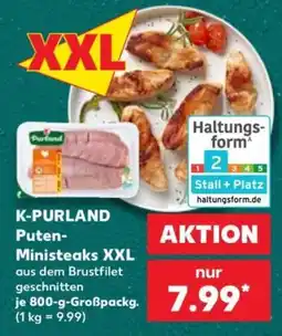 Kaufland K-PURLAND Puten-Ministeaks XXL Angebot