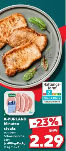 Kaufland K-PURLAND Minutensteaks Angebot
