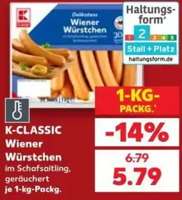 Kaufland K-CLASSIC Wiener Würstchen Angebot