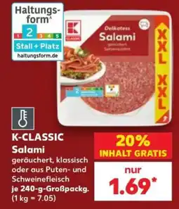 Kaufland K-CLASSIC Salami Angebot
