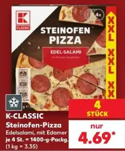 Kaufland K-CLASSIC Steinofen-Pizza Edelsalami Angebot