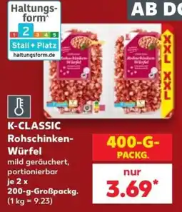 Kaufland K-CLASSIC Rohschinken-Würfel Angebot