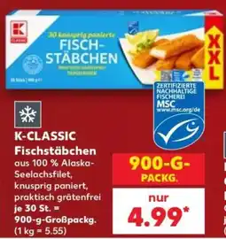 Kaufland K-CLASSIC Fischstäbchen Angebot