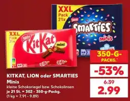 Kaufland KITKAT, LION oder SMARTIES Minis Angebot