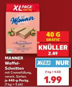 Kaufland MANNER Waffel-Schnitten Angebot