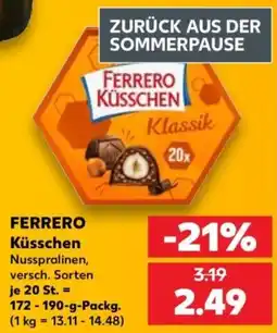 Kaufland FERRERO Küsschen Angebot