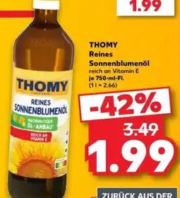 Kaufland THOMY Reines Sonnenblumenöl Angebot