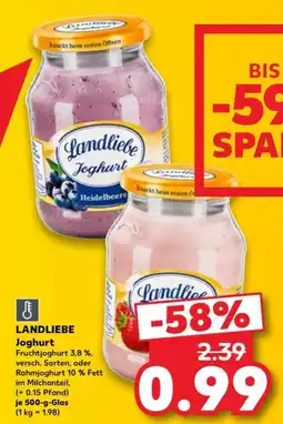 Kaufland Landliebe Joghurt Angebot