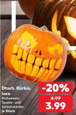 Kaufland Dtsch. Kürbis, lose Angebot