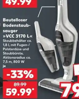 Kaufland Beutelloser Bodenstaubsauger »VCC 3170 L« Angebot