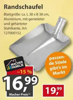 Sonderpreis Baumarkt Randschaufel Macher-Familie Angebot