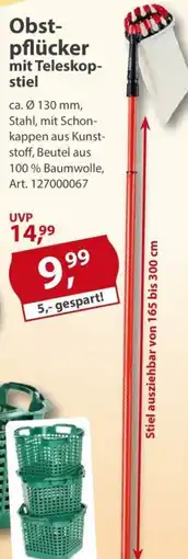 Sonderpreis Baumarkt Obstpflücker mit Teleskopstiel Angebot