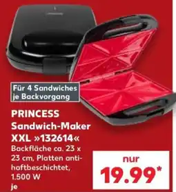 Kaufland PRINCESS Sandwich-Maker XXL Angebot