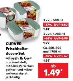 Kaufland CURVER Frischhaltedosen-Set Fresh & Go Angebot