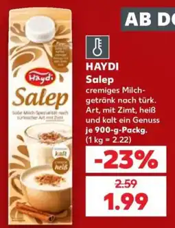 Kaufland HAYDI Salep Angebot