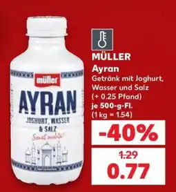 Kaufland MÜLLER Ayran Angebot