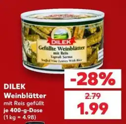 Kaufland DILEK Weinblätter mit Reis gefüllt Angebot