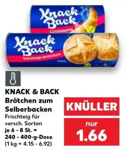 Kaufland KNACK & BACK Brötchen zum Selberbacken Angebot
