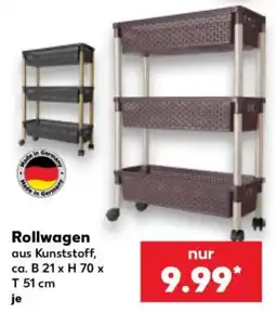 Kaufland Rollwagen aus Kunststoff Angebot