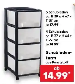 Kaufland Schubladenturm aus Kunststoff Angebot