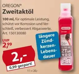 Sonderpreis Baumarkt OREGON Zweitaktöl Angebot