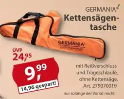 Sonderpreis Baumarkt GERMANIA Kettensägentasche Angebot