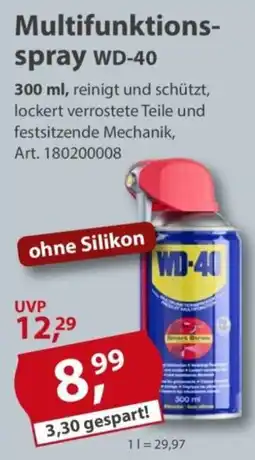 Sonderpreis Baumarkt Multifunktions-spray WD-40 Angebot