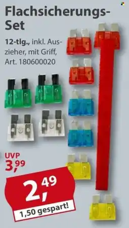 Sonderpreis Baumarkt Flachsicherungs-Set Angebot