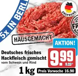 HIT Deutsches frisches Hackfleisch gemischt Angebot