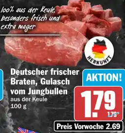 HIT Deutscher frischer Braten, Gulasch vom Jungbullen Angebot