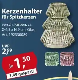 Sonderpreis Baumarkt Kerzenhalter für Spitzkerzen Angebot