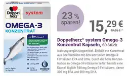 Alliance Healthcare Doppelherz system Omega-3 Konzentrat Kapseln Angebot