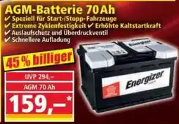 Norma Energizer AGM-Batterie 70Ah Angebot