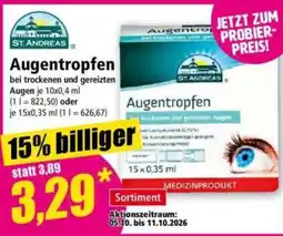 Norma Augentropfen ST. ANDREAS Angebot