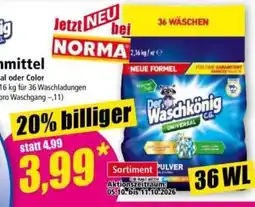 Norma Der Waschkönig Universal Angebot