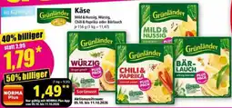 Norma Grünländer Käse Angebot