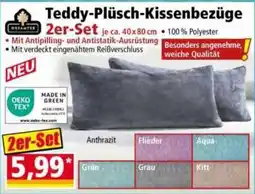 Norma Teddy-Plüsch-Kissenbezüge Angebot