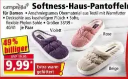Norma camprella Softness-Haus-Pantoffeln Angebot