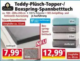 Norma Teddy-Plüsch-Topper-/Boxspring-Spannbetttuch Angebot