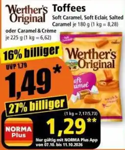 Norma Werther's Original Toffees Angebot