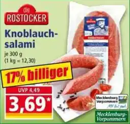 Norma die ROSTOCKER Knoblauchsalam Angebot