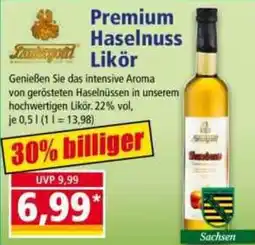 Norma Premium Haselnuss Likör Angebot