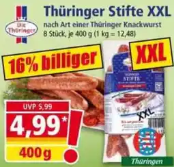 Norma Thüringer Stifte XXL Angebot
