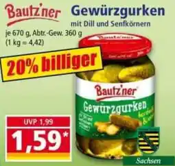 Norma Bautz'ner Gewürzgurken Angebot