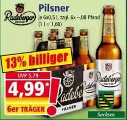 Norma Radeberger Pilsner Angebot