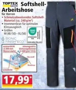Norma TOPTEX PRO Softshell-Arbeitshose Angebot