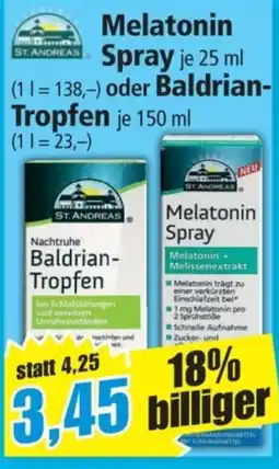 Norma ST. ANDREAS Melatonin Spray Angebot