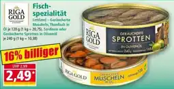 Norma RIGA GOLD GERAUCHERTE SPROTTEN IN OLIVENÖL Angebot